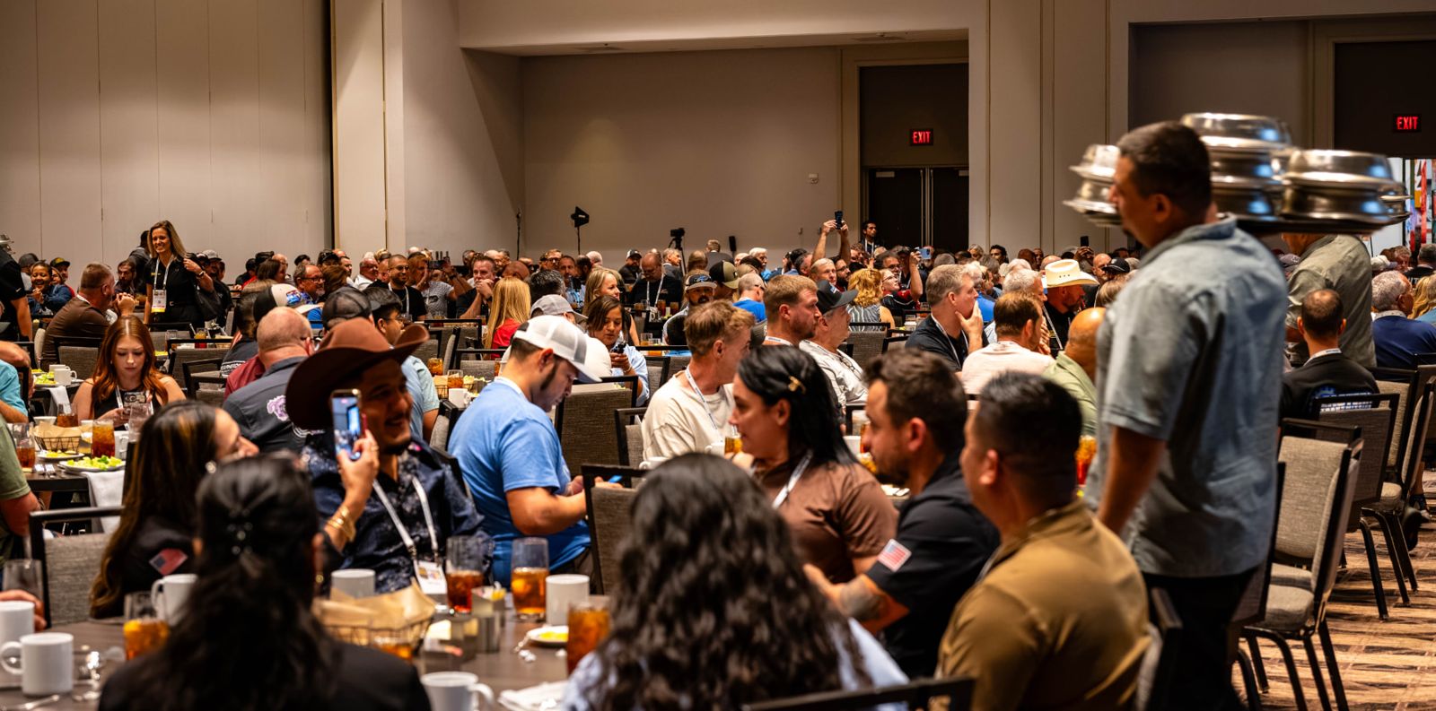 Attendees at a luncheon during a previous Powertrain Expo