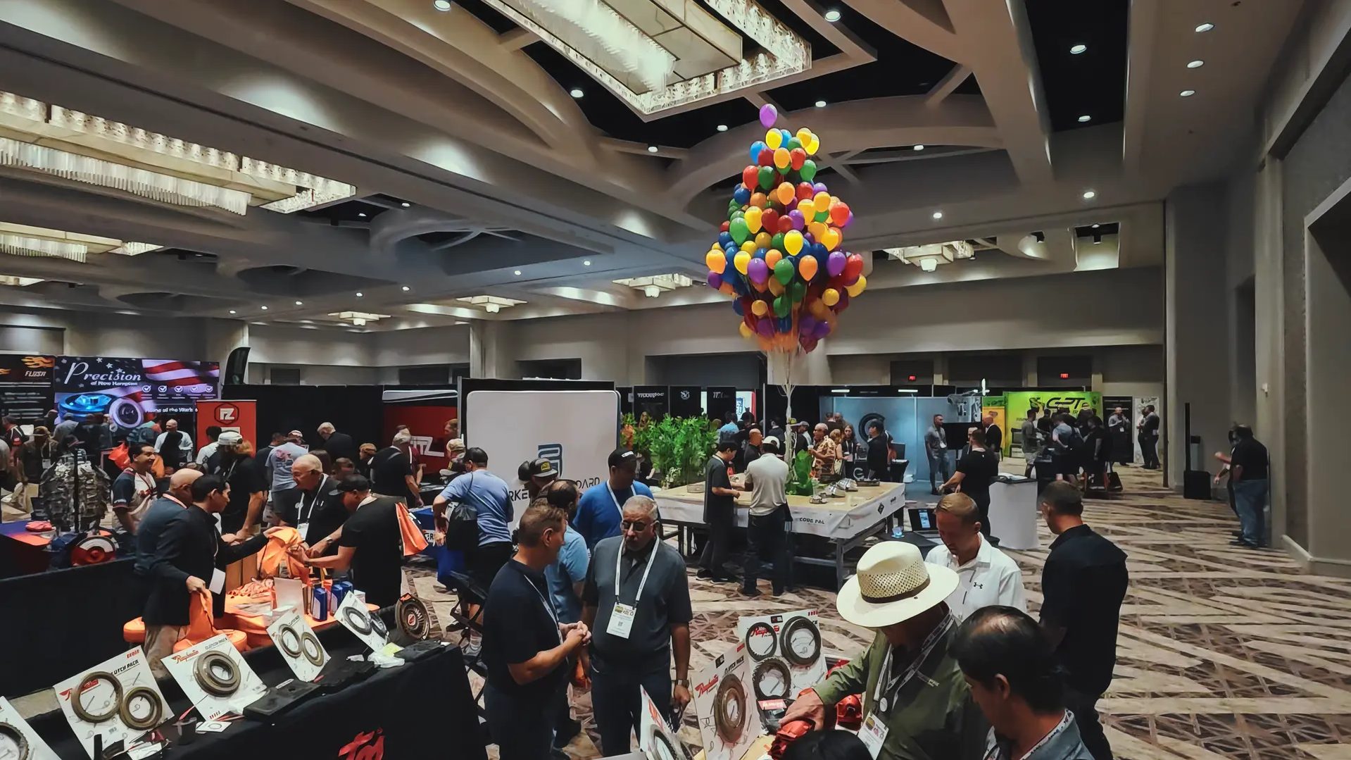 Products on display at a previous Powertrain Expo trade show