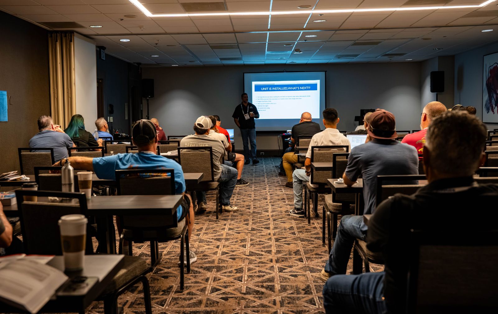 Attendees at a previous Powertrain Expo seminar