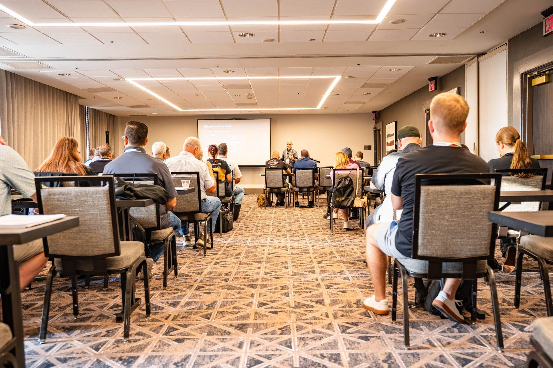 Attendees at a previous Powertrain Expo seminar session